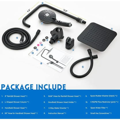 🚿 Easy Rainfall Shower Kit🚿